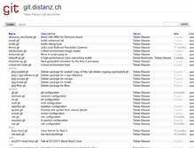 Tablet Screenshot of git.distanz.ch